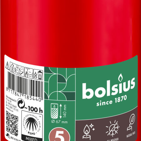 Herdenkingslicht compo nr 5 rood 24 stuks