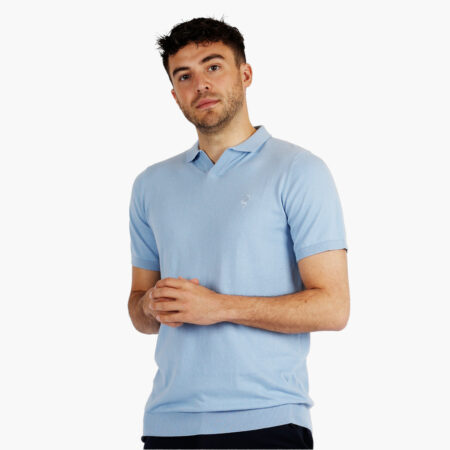 Heren Polo Enter | Ochtendblauw