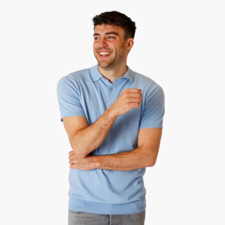 Heren Polo Hessum | Ochtendblauw