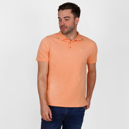 Heren Polo Willemsdorp | Lichtoranje Melange