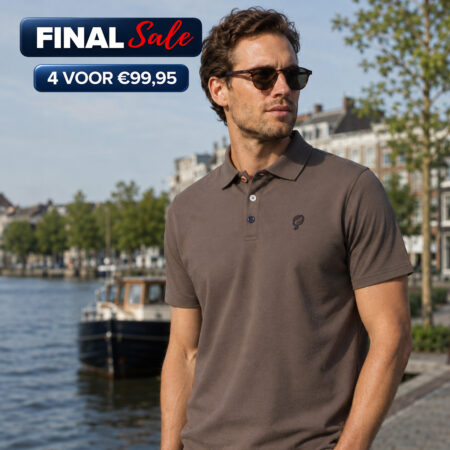 Heren Polo Willemstad | Donkerbruin