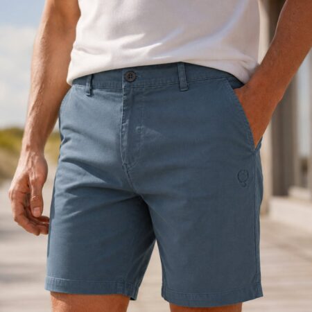Heren Short Dalen | Denimblauw