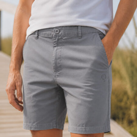 Heren Short Dalen | Lichtgrijs