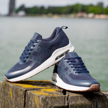 Heren Sneaker Enkhuizen | Donkerblauw/ Wit