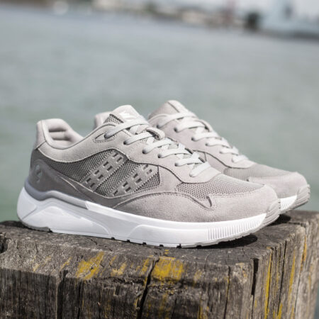 Heren Sneaker Kampen | Lichtgrijs/ Wit