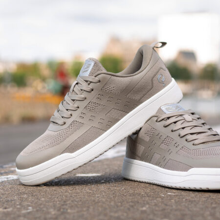 Heren Sneaker Marken | Taupe/ Wit