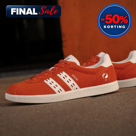 Heren Sneaker Medal | Retro Oranje/Wit