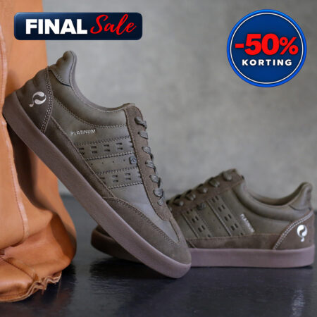 Heren Sneaker Platinum | Legergroen