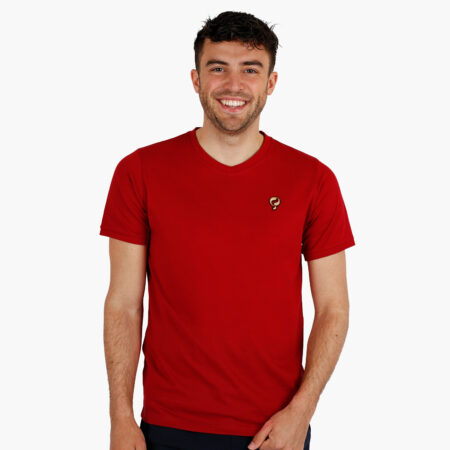 Heren T-Shirt Maasdam | Donkerrood
