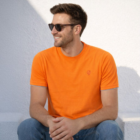 Heren T-shirt Dronten | Oranje