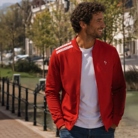 Heren Vest Tirns | Donkerrood