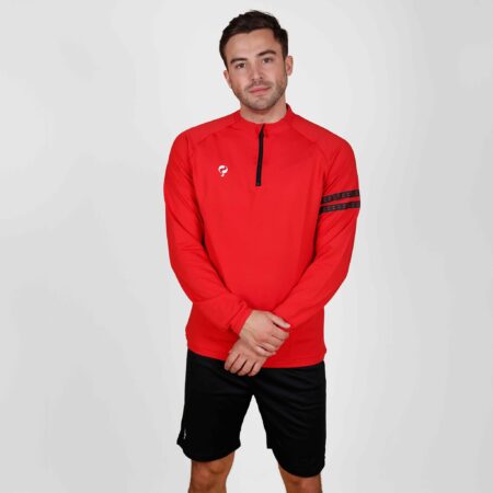 Heren Zip Sweater Legend | Rood