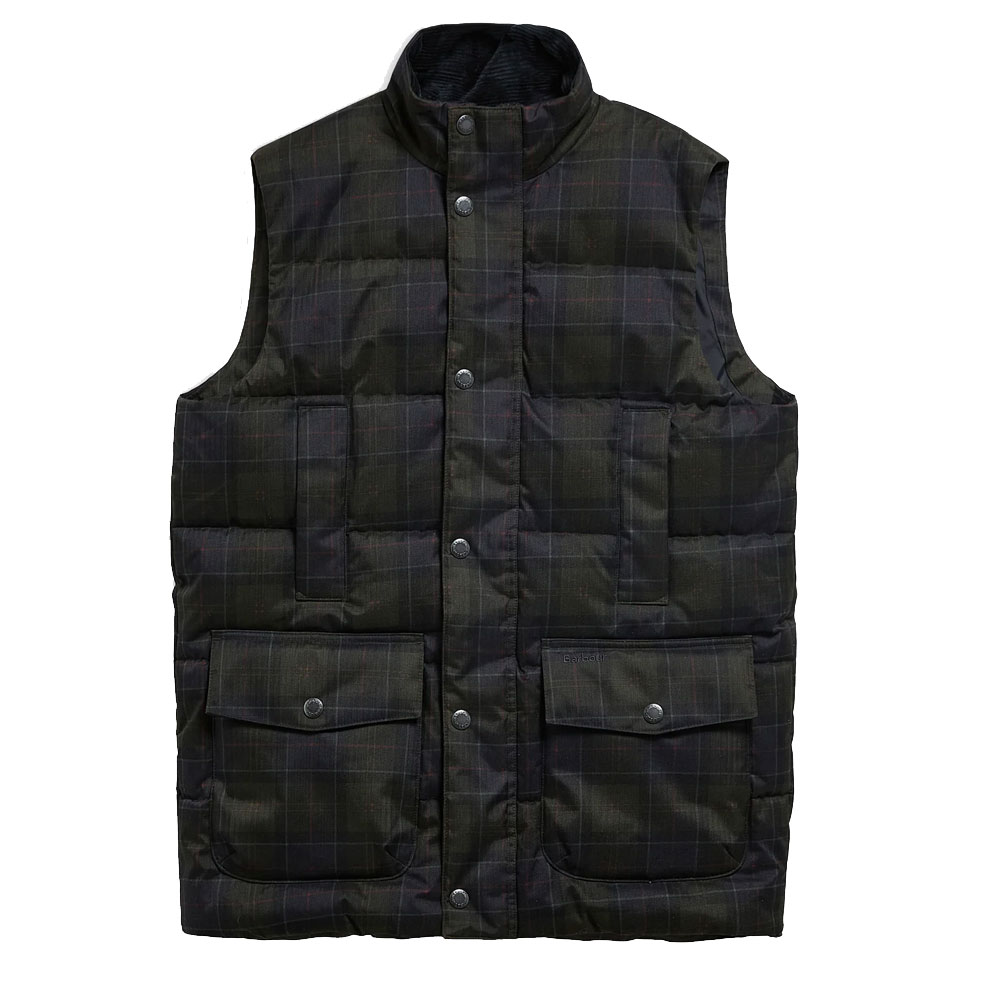Heren bodywarmer Lonnen Puffer Shadow Classic | Barbour