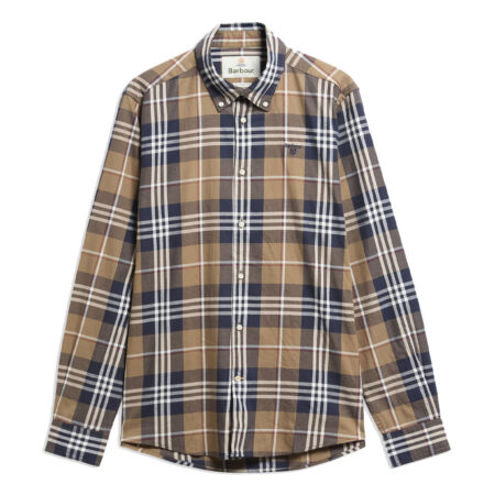 Herenblouse Edgar Tailored Stone | Barbour