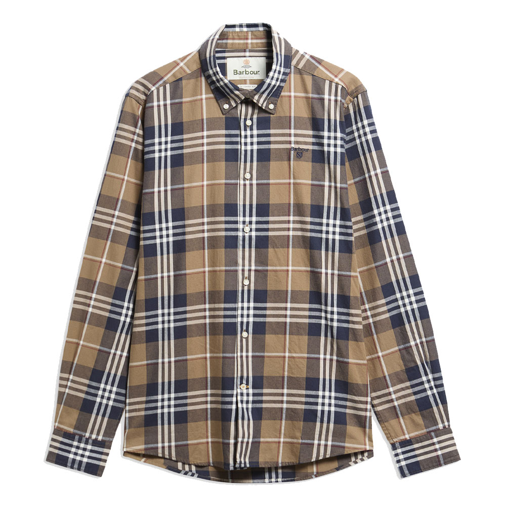Herenblouse Edgar Tailored Stone | Barbour