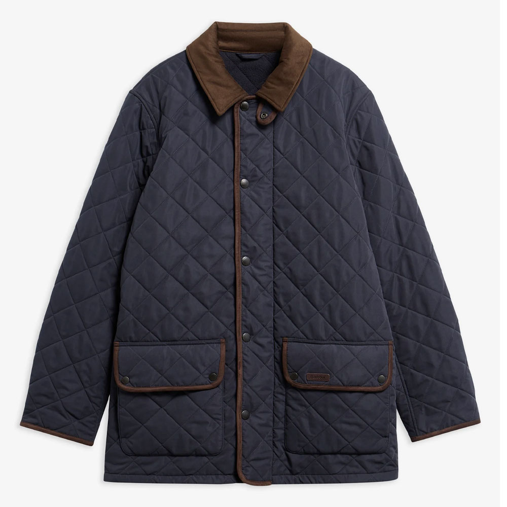 Herenjas Thursby Polarquilt Dark Navy | Barbour