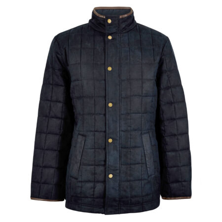 Herenjas warm Quilt Blackweir Navy | Dubarry