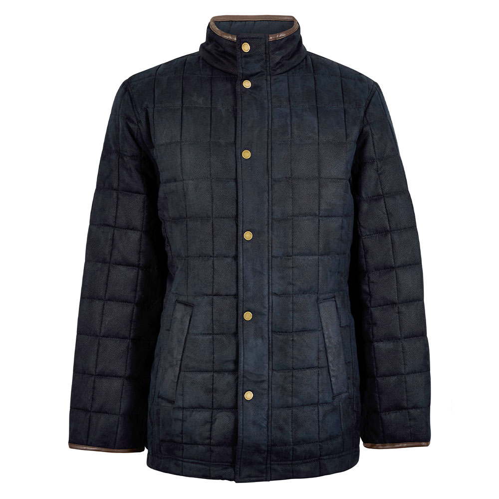 Herenjas warm Quilt Blackweir Navy | Dubarry