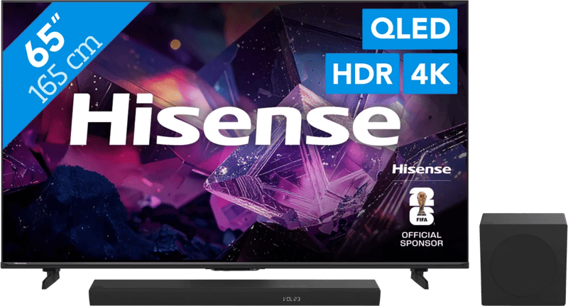 Hisense QLED 65" E79S PRO (2026) + Hisense HS3100