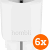 Hombli EU Smart Socket White 6-pack