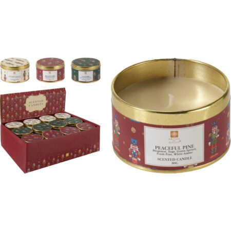 Home & Styling Geurkaars in blik Kerst | Merkloos