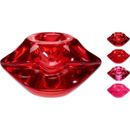 Home & Styling kandelaar lip 7x4cm glas | Home & Styling
