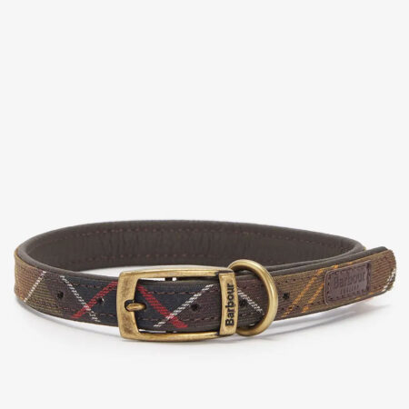 Honden Halsband Classic Tartan Leer | Barbour