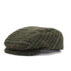 Honden flat Cap Wilkin Olive Check | Barbour