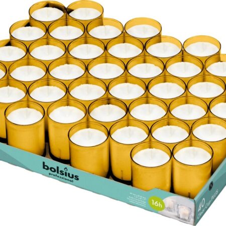 Horeca clear cups 55/42 tray 40 Amber