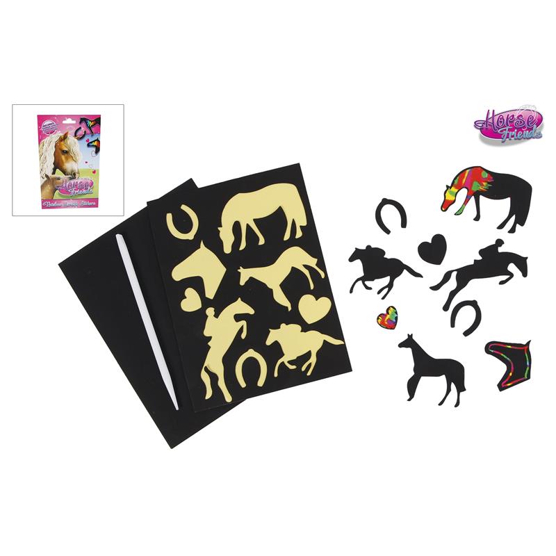 Horse Friends Kras stickers paard | Horse Friends