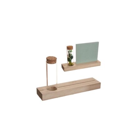 Hout bedankje met buis 20x5x2cm | Ideas 4 seasons