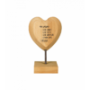 Houten hart papa