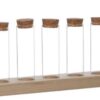 Houten houder met 5 reageerbuizen | Ideas 4 Seasons