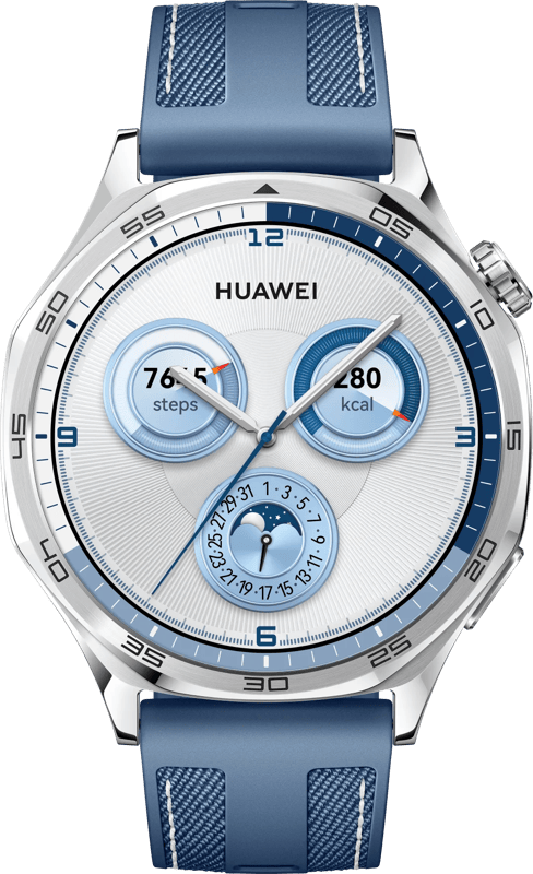 Huawei Watch GT5 Zilver/Blauw 46mm