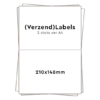 2 stickers per A4 (210x148mm)