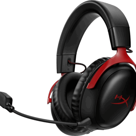 HyperX Cloud III Wireless Gaming Headset - Zwart/Rood(PC