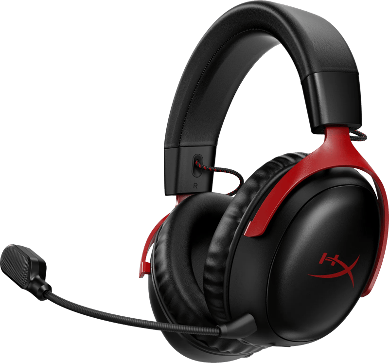 HyperX Cloud III Wireless Gaming Headset - Zwart/Rood(PC