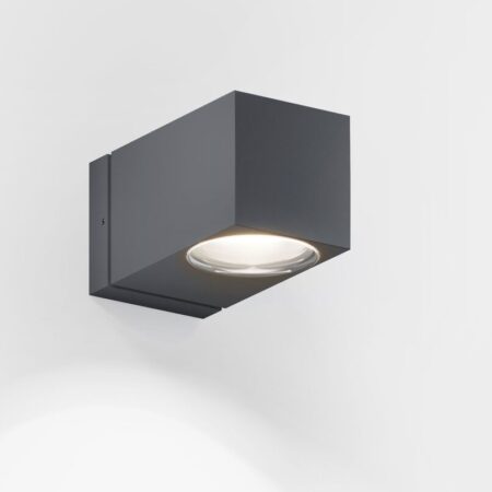 Como Down Wandlamp - Antraciet