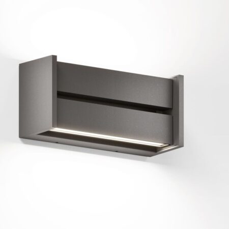 Slat Wandlamp - Bruin