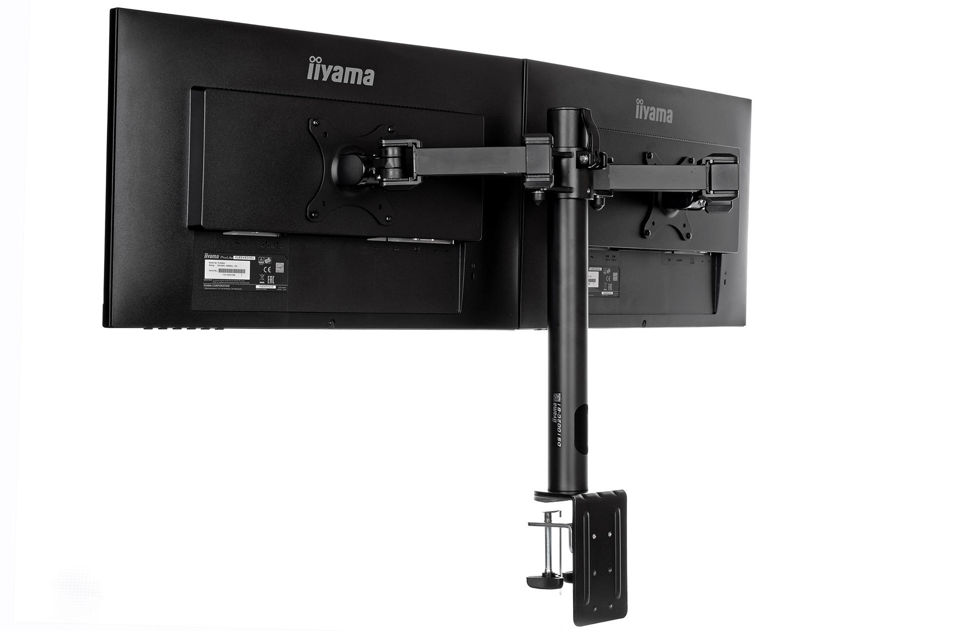 DS1002C-B1 bureausteun arm zwart