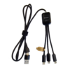 USB-C 2-in-3 oplaadkabel 1m