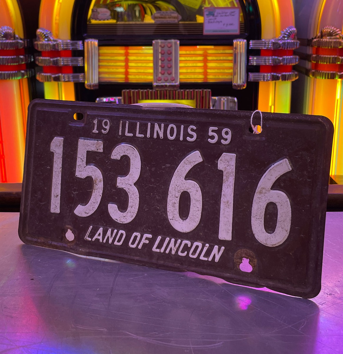 Illinois - Originele 1959 Amerikaanse Kentekenplaat | The Dutch Pickers
