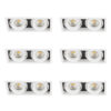 Inbouwspot Bjorn 2 wit set 6 stuks