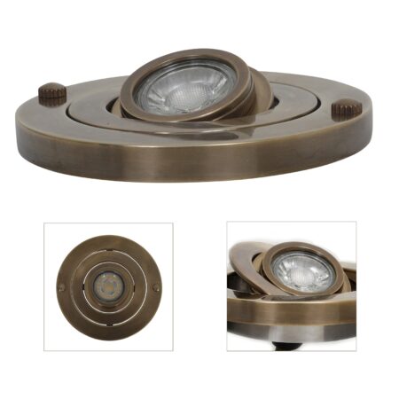 Inbouwspot Nemo Antiek Messing