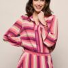 Ines Print Blouse Licht Berry / Multi