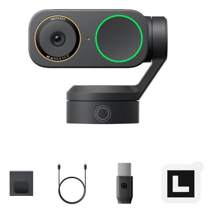 Link 2 Pro 4K webcam zwart