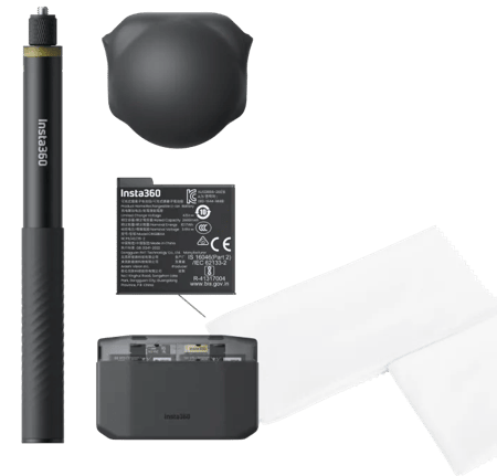 Insta360 X6 Essentials Bundle Zwart + BlueBuilt Microvezeldoekjes