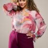 Irina Print  Blouse Multi Maxi