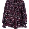 Irina Print Blouse Taupe / Multi