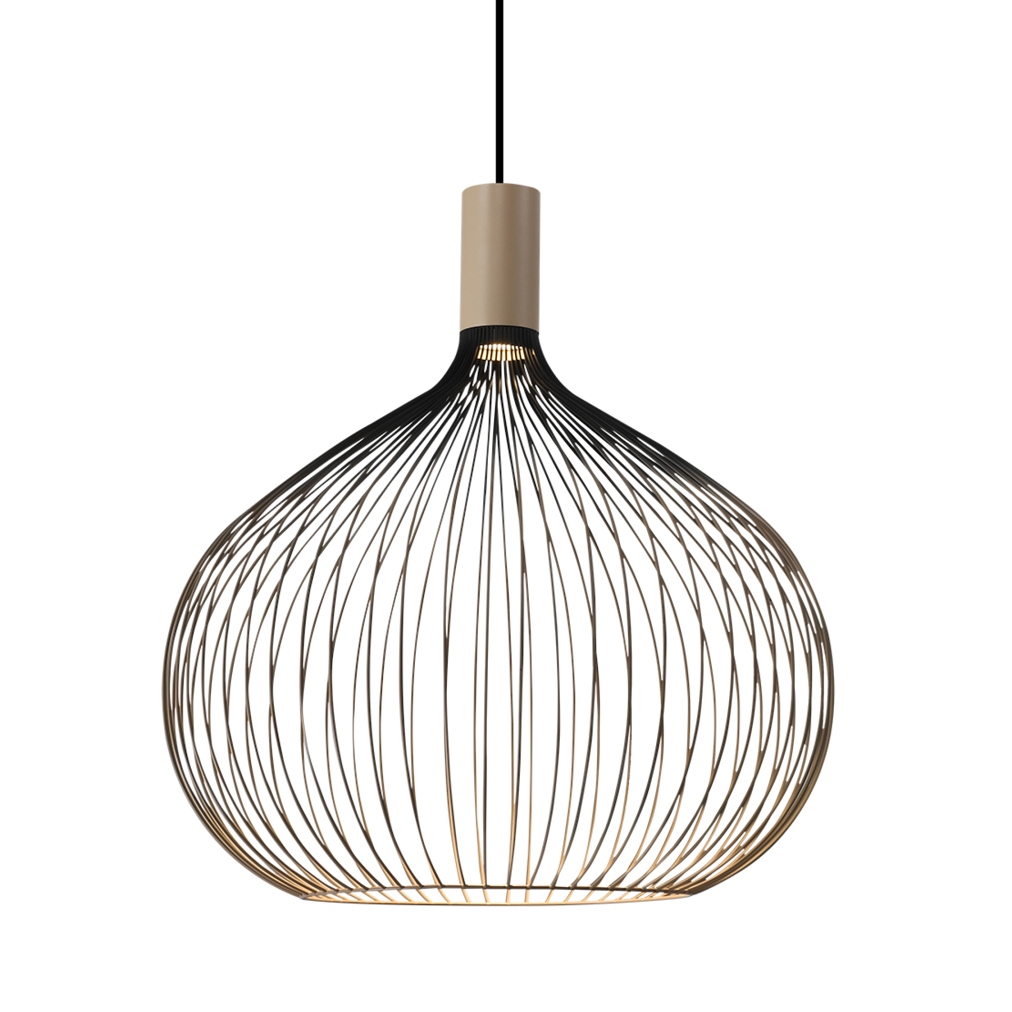 Isabel Hanglamp Zwart Beige